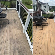 Soft-Wash-Brick-House-and-deck-Pressure-Washing-concrete-patio-driveway-Exterior-Window-Cleaning-in-Waukee-Iowa 3