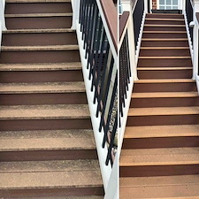 Soft-Wash-Brick-House-and-deck-Pressure-Washing-concrete-patio-driveway-Exterior-Window-Cleaning-in-Waukee-Iowa 0